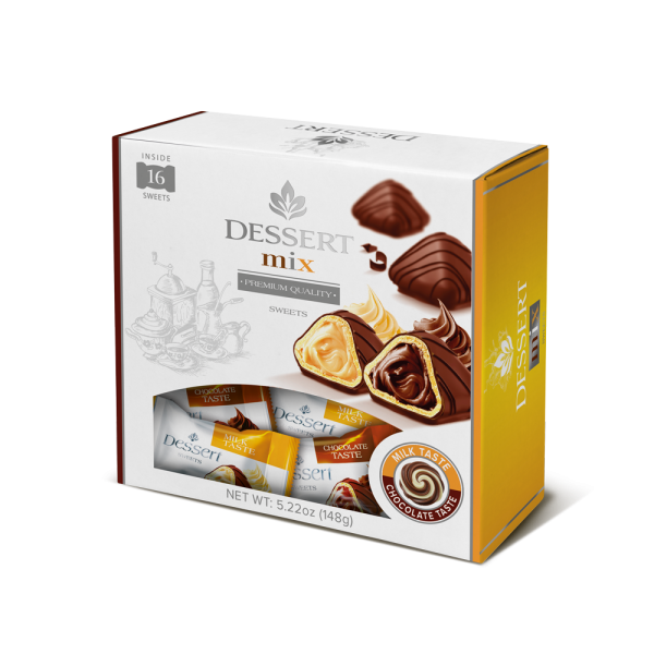 AVK Dessert mix Oplatky v kakaové polevě s jemnou náplní 148g