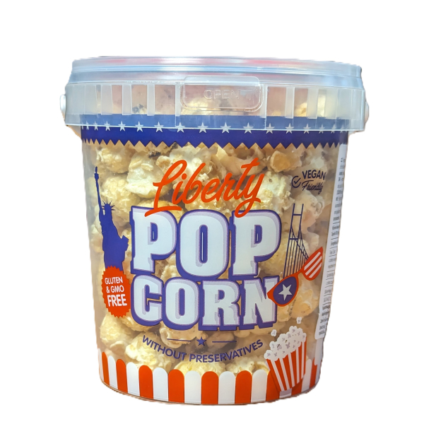 Popcorn v kyblíku s karamelovou příchutí 100g 