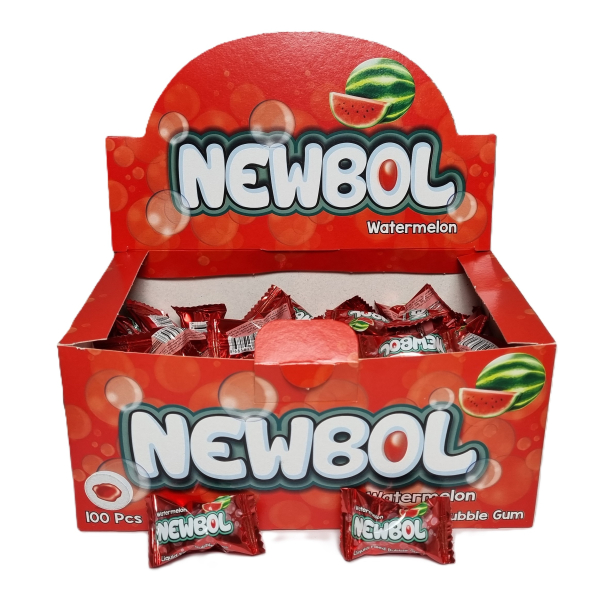 NEWBOL žvýkačky s příchutí vodního melounu 3,5gx100ks