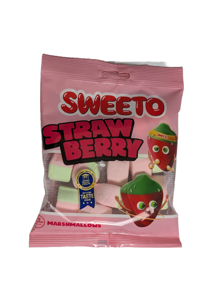 Sweeto marshmallow jahody s ovocnou příchutí 60g