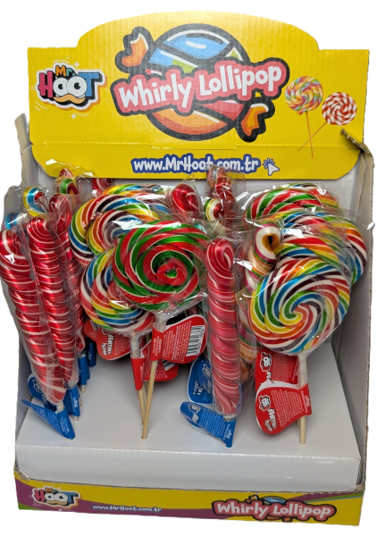 Roks - lízátko Whirly a tyčka mix 30g