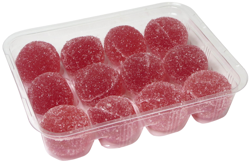 Výprodej - Klim želé Fruit Ball jahodové kuličky 245g