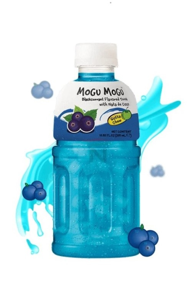 Mogu - nealkoholický nápoj s příchutí černého rybízu 320 m