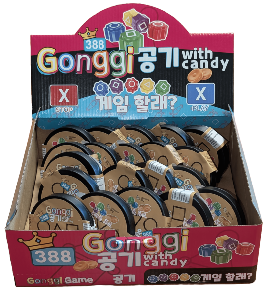 Gonggi s bonbóny s karamelovou příchutí 12g 