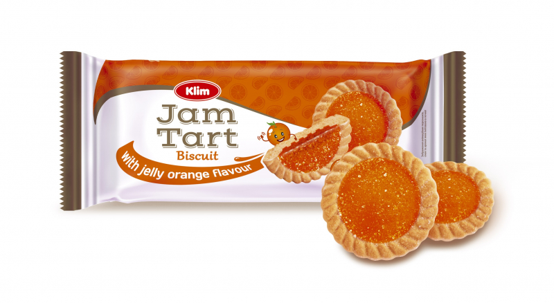 Sušenky Jam Tart s pomerančovou náplní 235g