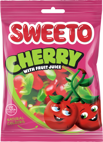 Výprodej - Sweeto želé třešně s ovocnou příchutí 80g