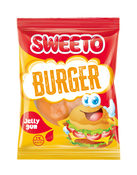 Výprodej - Sweeto želé Burger s ovocnou příchutí 30g