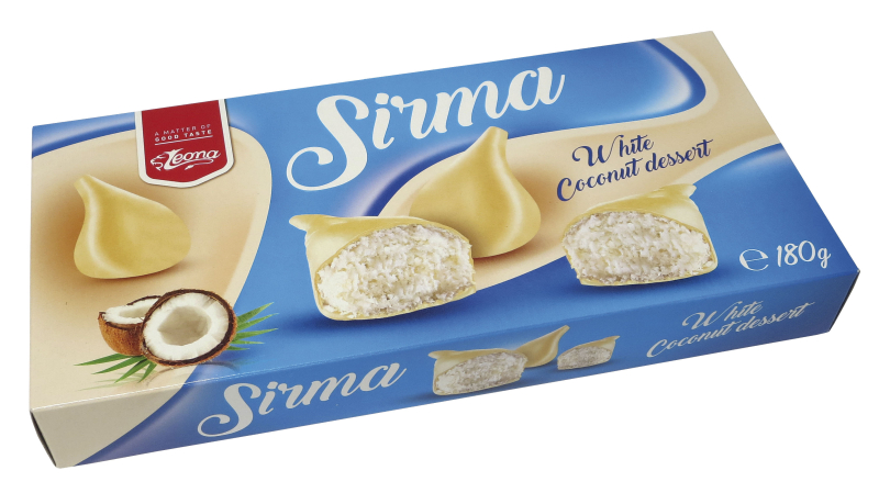 Výprodej - Sirma bílý  kokosový dezert  180g