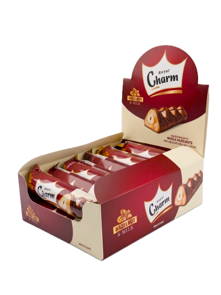 AVK Royal Charm tyčinka s lískooříškovo-mléčnou náplní 25g