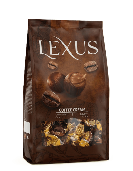 Lexus sáček 1kg kakaové bonbóny s kávovou náplní 