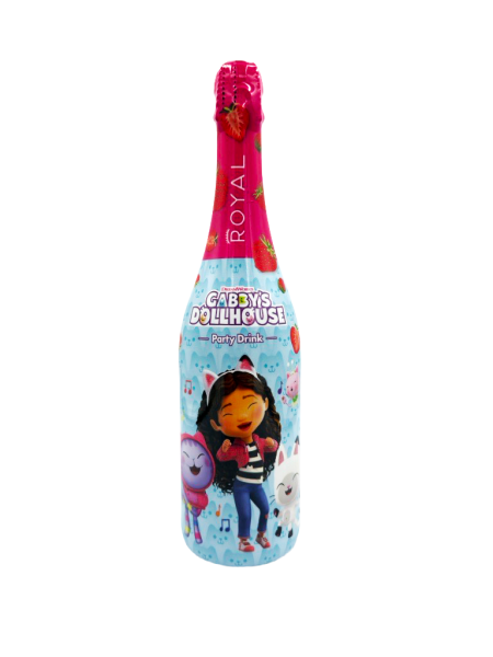 Royal Gabby's dollhouse Party drink jahoda 0,75l
