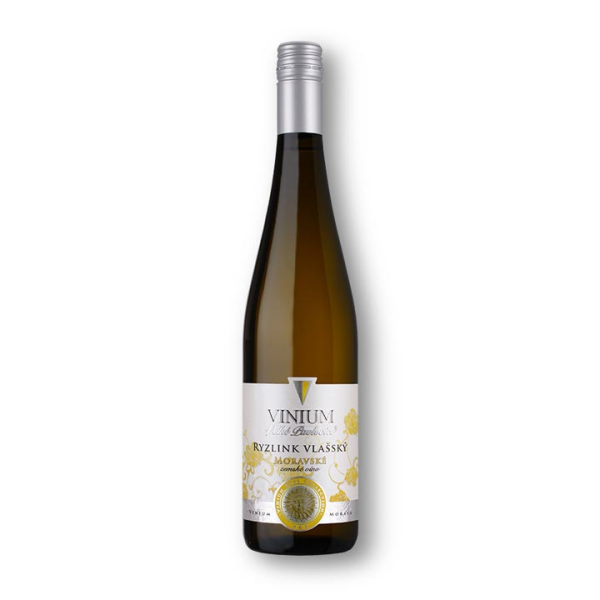 1S-Ryzlink vlašský - víno bílé polosladké 0,75l; 12% alk., (L1125W20/202)