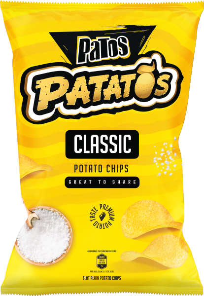 Patos Patatos classic bramborové chipsy solené 80g