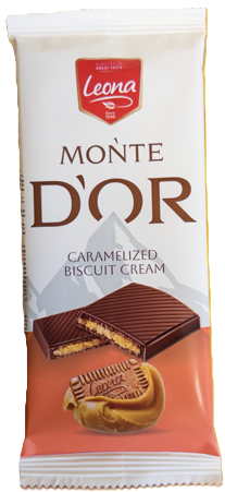 Leona Monte d´or se sušenkovou náplní 90g 