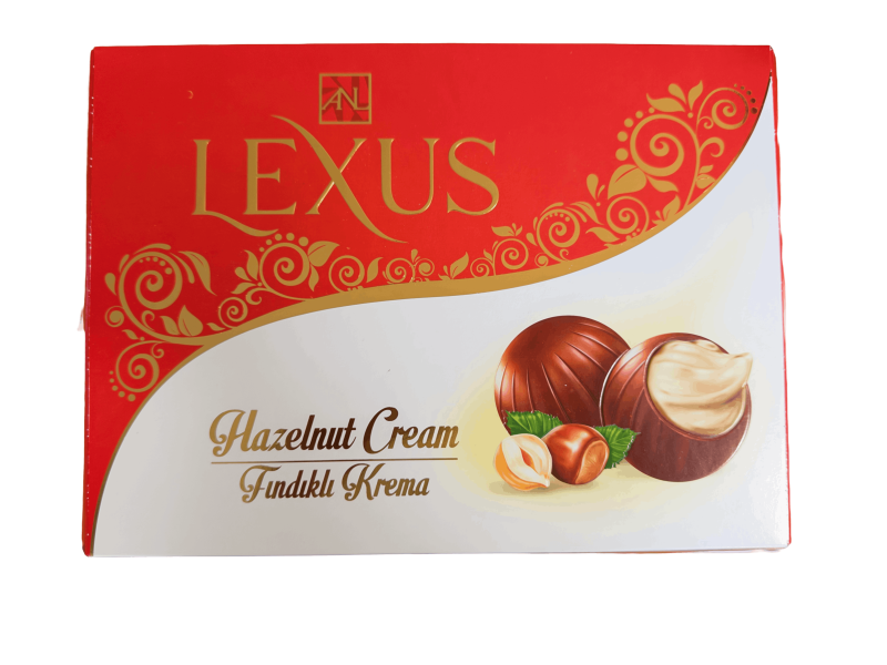 Lexus bonboniéra 150g kakaové bonbóny s lískooříškovou náplní