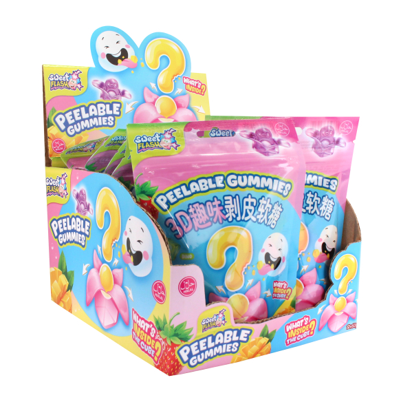 Vylupovací želé bonbóny s ovocnou příchutí 60g 