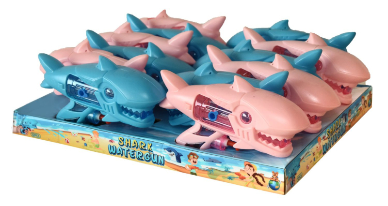 SHARK vodní pistole ve tvaru žraloka s komprimátem 5g