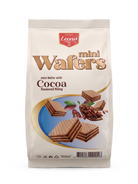 Leona mini oplatky s kakaovým krémem 150g 