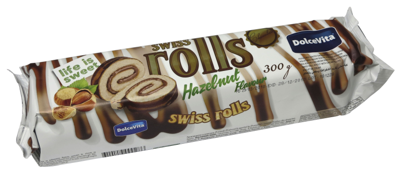 Výprodej - Dolce Vita roláda s lískooříškovou příchutí 300g 