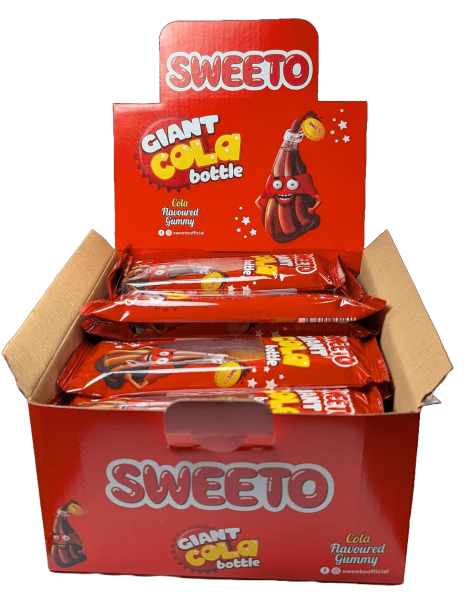 Výprodej - Sweeto želé cola lahev s ovocnou příchutí 30g 