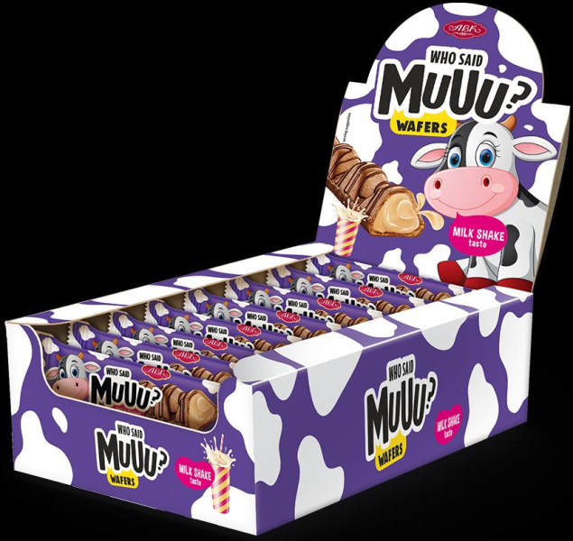 AVK Who said Muuu? oplatka s příchutí mléčného koktejlu 22g 