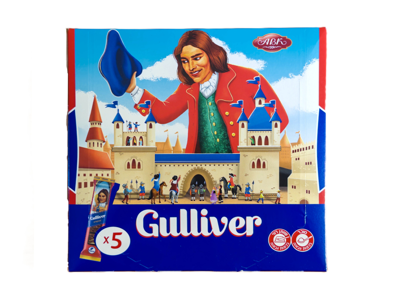 AVK Gulliver oplatkové tyčinky s kakaovo-oříškovou náplní 125g
