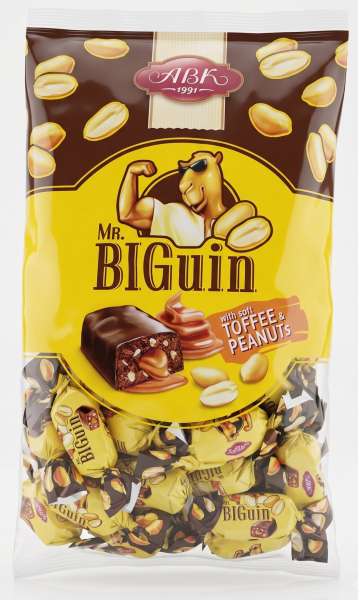AVK Mr. BIGuin bonbóny s karamelem a arašídy  1kg