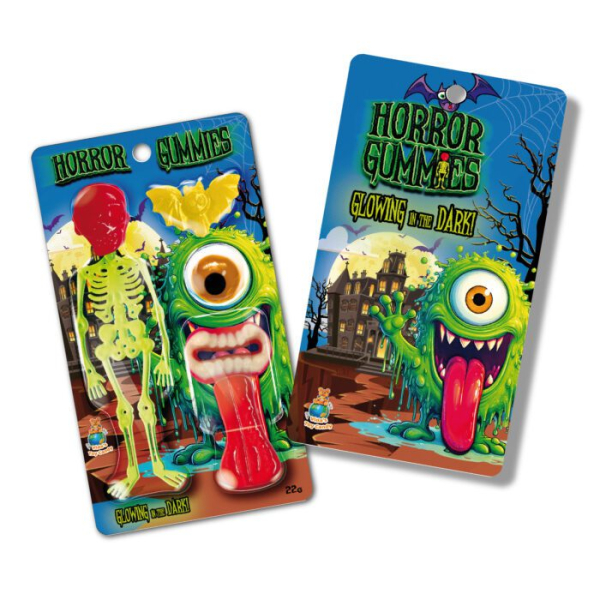 Horror Gummies - hračka a želé s ovocnou příchutí 22g