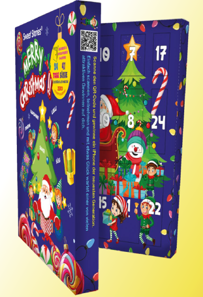 Adventní kalendář s cukrovinkami 340g 