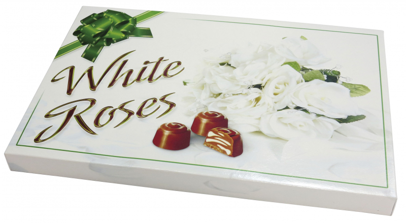 bonboniéra White roses 200g