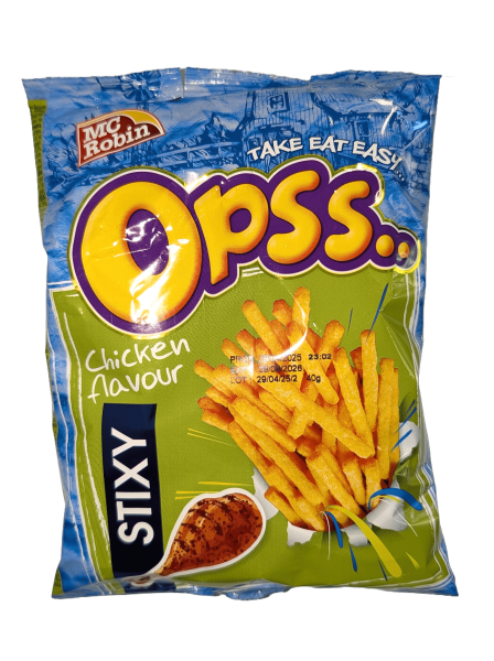 McRobin Opss hranolky s příchutí grilovaného kuřete 40g 