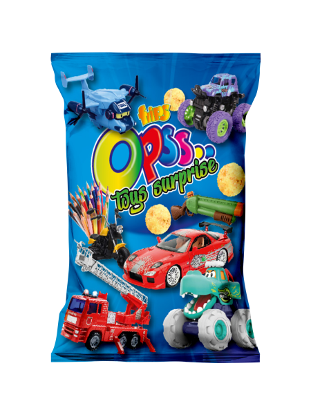 McRobin Opss kukuřičné křupky s hračkou pro kluky 30g