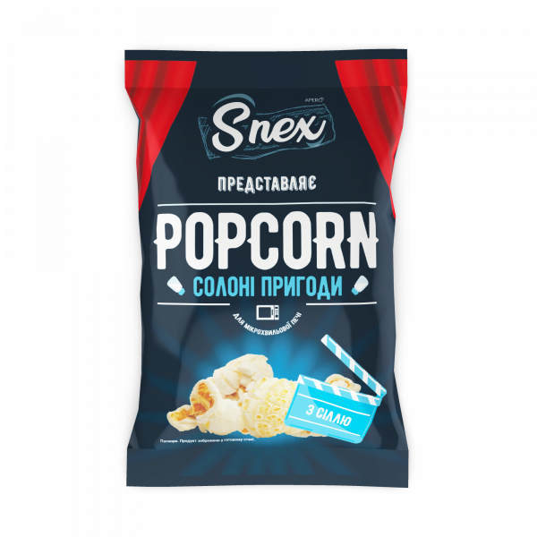 Snex popcorn do mikrovlnky solený 90g