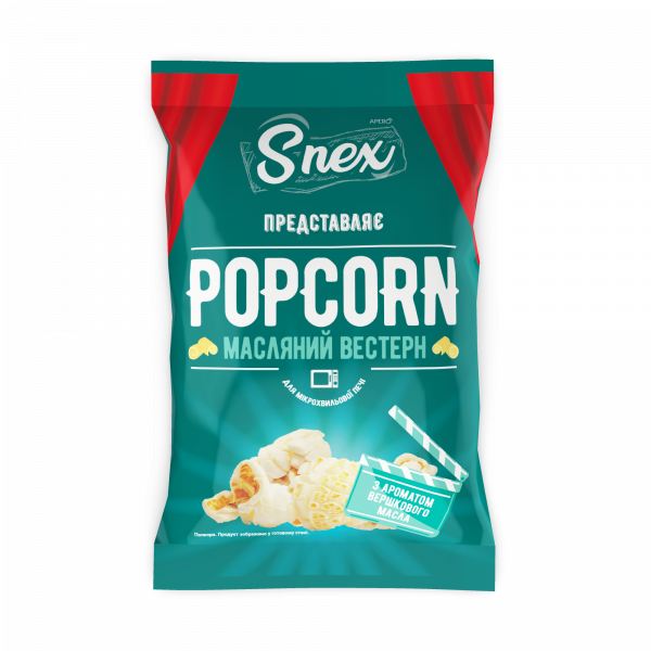 Snex popcorn do mikrovlnky máslový 90g