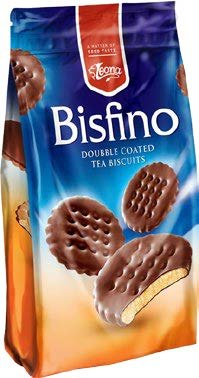 Bisfino sušenky s kakaovou polevou 150g