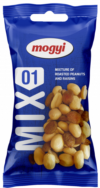 MIX 01 směs arašídů a rozinek 50g