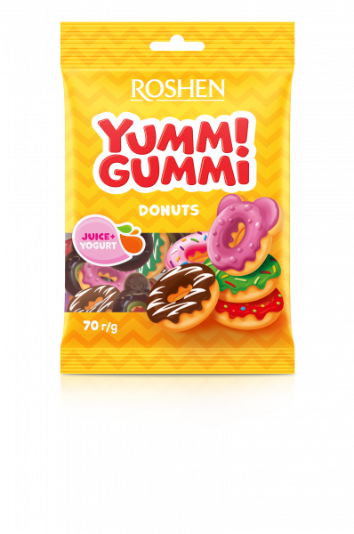 Roshen želé Yummi gummi DONUTS 70g