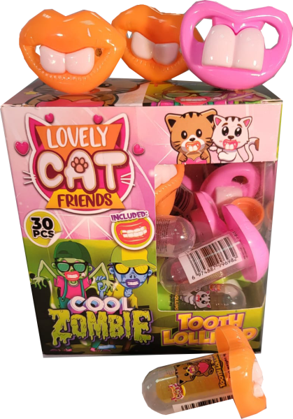 Lízátko Zombie a  kočičí zuby 4g