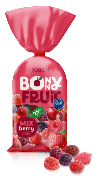 Roshen Bonny Fruit - Berry mix 200g 