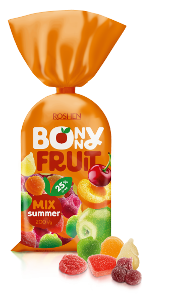 Roshen Bonny Fruit- Summer mix 200g