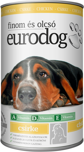 Eurodog drůbeží konzerva 1240g