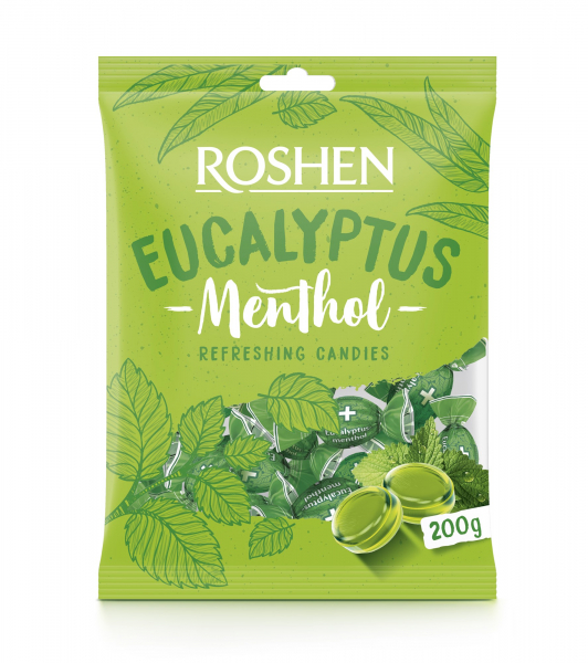 Roshen Bonbóny eukalyptus-menthol 200g