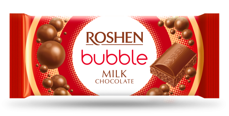 Roshen BUBBLE čokoláda mléčná 80g