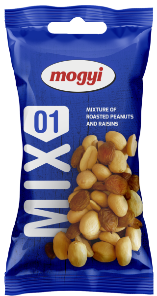 MIX 01 směs arašídů a rozinek 70g