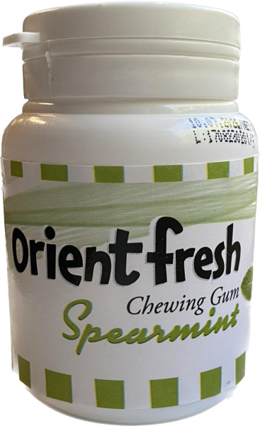 Orient fresh Spearmint žvýkačka s mátovou příchutí 60g 